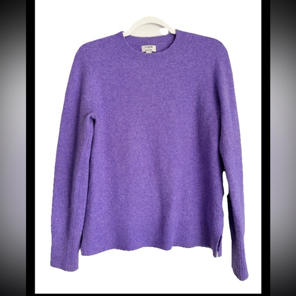 J. Crew Sweaters - J.CREW Women’s Lilac Crewneck Pullover Sweater Sz S